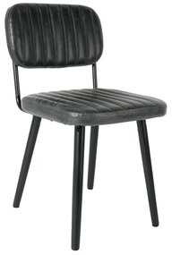 Scaun de dining negru Jake Worn – White Label