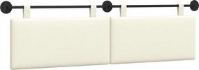 vidaXL Cap de pat suspendat Crem 170 x 55 x 5 cm Țesătură din corduroy