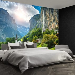 Fototapet Alpine Village