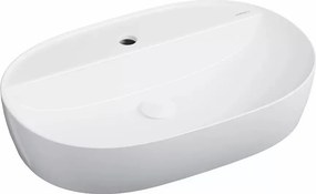 Lavoar pe blat Omnires Atlanta alb 60.5 x 40 cm