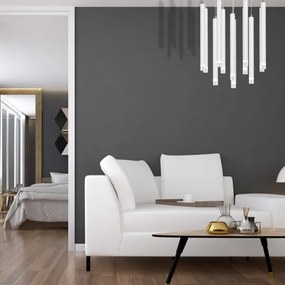 Lustră LED pe cablu ALBA 12xLED/1W/230V albă