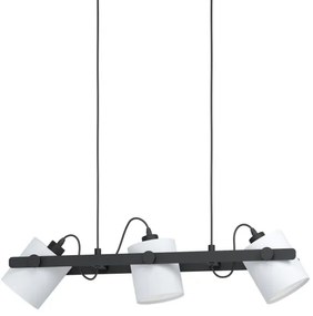 Eglo 43426 - Lustră pe cablu HORNWOOD 1 3xE27/28W/230V