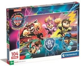 Patrula Cățelușilor Mighty Puzzle Clementoni de 104 piese