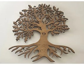 Li-Go 5729/DUB2 - Decorațiune LED de perete cu senzor, LED/10W/5V, 90x110 cm, stejar