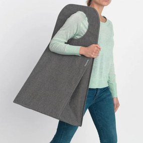 Cos de rufe Brabantia 1001094, 55 L, Fund solid si detasabil, Manere magnetice, Negru