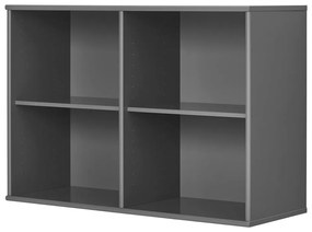Bibliotecă gri antracit suspendată 89x61 cm Mistral – Hammel Furniture