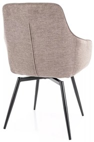 Scaun Servio bej/negru Brego34