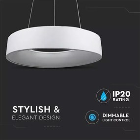 Lustră dimmabilă LED pe cablu 1xLED/20W/230V