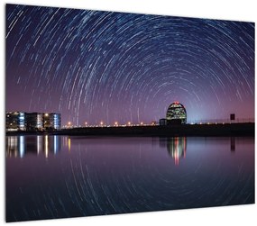 Tablou cu cerul nocturn și stele (70x50 cm)