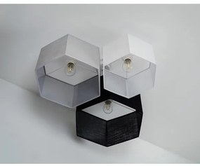 Lustră aplicată Duolla ROLLER TRIO HEX 3xE27/15W/230V negru/gri/alb