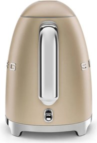 Ceainic electric SMEG KLF03CHMEU, 2400 W, 1,7 l, bază rotativă la 360°, finisaj mat, culoare șampanie