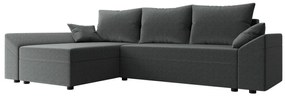 Colțar Memphis 130Cutie de pat, 244x138x82cm, 88 kg, Picioare: Plastic