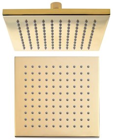 Cap de duș auriu din alamă – Sapho