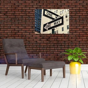 Tablou - New York ONE WAY (70x50 cm)
