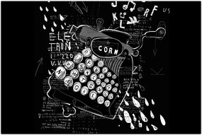 Tablou - Desen în stilul lui Banksy (90x60 cm)