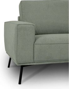 Colțar verde cu tapițerie din chenille (cu colț pe partea dreaptă/în formă de ”L”) Amsterdam – Scandic