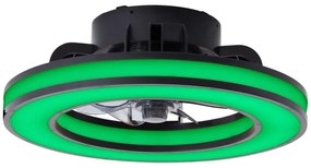 Ventilator LED RGBW dimabil de tavan Brilliant MONDELLO LED/26W/230V + telecomandă