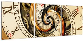 Tablou cu ceas (cu ceas) (90x30 cm)