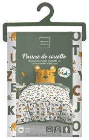 Lenjerie de pat pentru copii din bumbac pentru pat de o persoană 140x200 cm Tigry – douceur d'intérieur