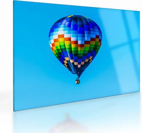 Tablou pe sticlă - Balon cu aer cald (70x50 cm)