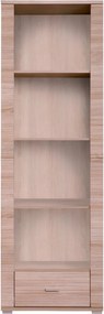 Biblioteca GRAND TIP 6, stejar sonoma, PAL laminat, 63x39x192 cm