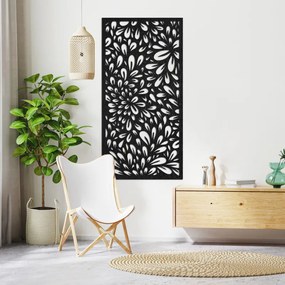 SENTOP | Pictură abstractă cu flori pe perete | PINIIA