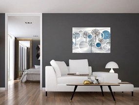 Tablou abstarcției artistice (90x60 cm)