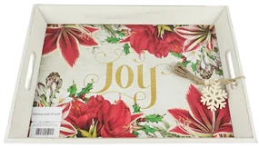 Tava de lemn de Craciun CHRISTMAS - mai multe variante Varianta: Joy
