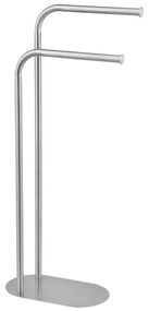 Suport pentru prosoape argintiu mat din oțel inoxidabil Levante – Wenko