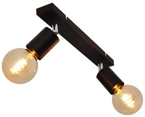 Spot TUNE 2xE27/20W/230V negru