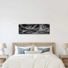 Tablou - Rădăcinile copacului (cu ceas) (90x30 cm)