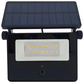 Proiector LED solar de exterior cu senzor LED/5W/3,7V 4200K IP44