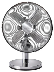 Ventilator de masă Sencor 30W/230V crom lucios