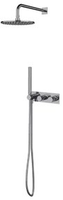 Sistem de dus incastrat cu baterie monocomanda Omnires Contour si para cu 1 functie