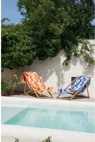 Prosop de plajă albastru din bumbac 100x160 cm Nugo – noo.ma