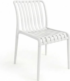 Set de gradina TREGO ISLAND - 2 scaune si masa rotunda ø 60 cm, alba