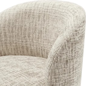Scaun pivotant modern design LUX Chair Greer, Creststone beige