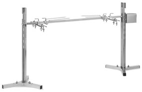 Klarstein Sauenland Survivor, grătar pentru porc, frigărui rotativ, 12 W, 70 kg max., oțel inoxidabil
