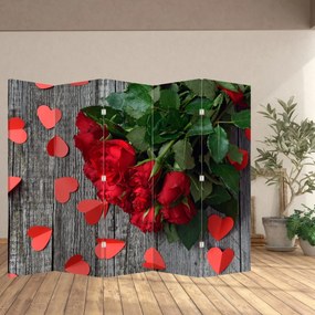 Paravan - Buchet de flori (210x170 cm)