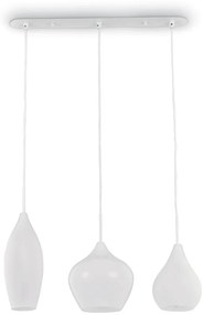 Lustra suspendata design modern SOFT SB3 BIANCO 111858