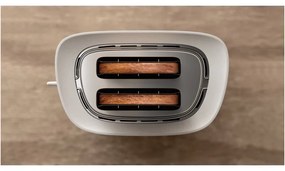 Toaster Philips HD2640/10 Conscious collection, 830 W, Pentru 2 felii, 8 niveluri de coacere, Tavă de firimituri, Dezghețare, Reîncălzire, Alb mat