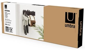 Cuier de perete din plastic maro închis Sticks - Umbra