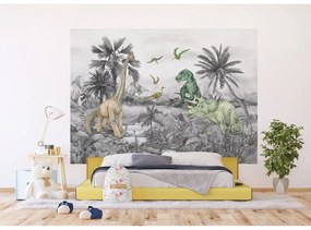 Fototapetă pentru copii Dino 252 x 182 cm, 4 părți
