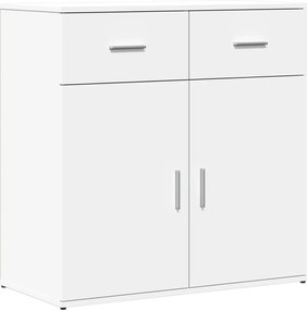 vidaXL Servantă, alb, 79x38x80 cm, lemn compozit