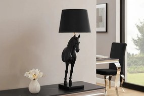 Lampa decorativa, Cal, Negru, BLACK BEAUTY 75cm