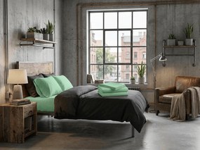 Cearsaf din bumbac STANDARD 140x240 cm, verde
