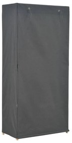Sifonier, gri, 79 x 40 x 170 cm, material textil Gri, 1