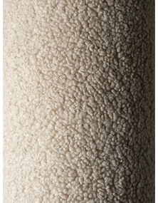 Fotoliu puf pentru copii maro deschis cu tapițerie din țesătură bouclé Bear – Wigiwama