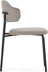 Scaune de dining gri-deschis 4 buc. Adriel – Marckeric