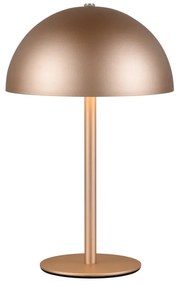 Veioză bronz LED cu abajur din metal (înălțime 21 cm) Munoz – Trio